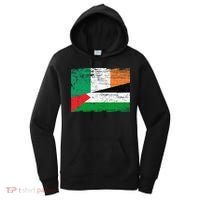 Ireland Palestine Flags Half Irish Half Palestinian Women's Hoodie thumb 0