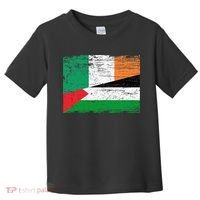 Ireland Palestine Flags Half Irish Half Palestinian Toddler T-Shirt thumb 0