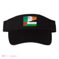 Ireland Palestine Flags Half Irish Half Palestinian Visor thumb 0