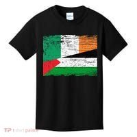 Ireland Palestine Flags Half Irish Half Palestinian Kids T-Shirt thumb 0