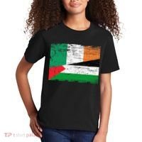 Ireland Palestine Flags Half Irish Half Palestinian Kids T-Shirt thumb 2