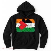 Irish Palestine Flag Ireland Shamrock St Patricks Day Hoodie thumb 0