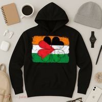 Irish Palestine Flag Ireland Shamrock St Patricks Day Hoodie thumb 3