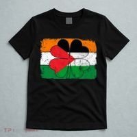 Irish Palestine Flag Ireland Shamrock St Patricks Day T-Shirt thumb 5