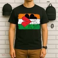 Irish Palestine Flag Ireland Shamrock St Patricks Day T-Shirt thumb 6