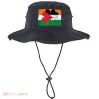 Irish Palestine Flag Ireland Shamrock St Patricks Day Bucket Hat thumb 0