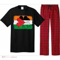 Irish Palestine Flag Ireland Shamrock St Patricks Day Pajama Set thumb 0