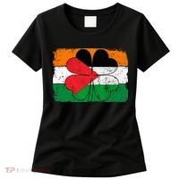 Irish Palestine Flag Ireland Shamrock St Patricks Day Women's T-Shirt thumb 0