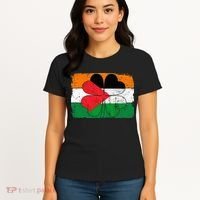 Irish Palestine Flag Ireland Shamrock St Patricks Day Women's T-Shirt thumb 4