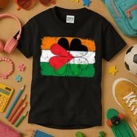 Irish Palestine Flag Ireland Shamrock St Patricks Day Kids T-Shirt thumb 3
