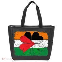 Irish Palestine Flag Ireland Shamrock St Patricks Day Tote Bag thumb 0