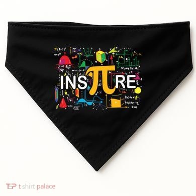 Inspire Pi Gift 3 14 Math Teacher Pi National Day Funny Gift USA-Made Doggie Bandana