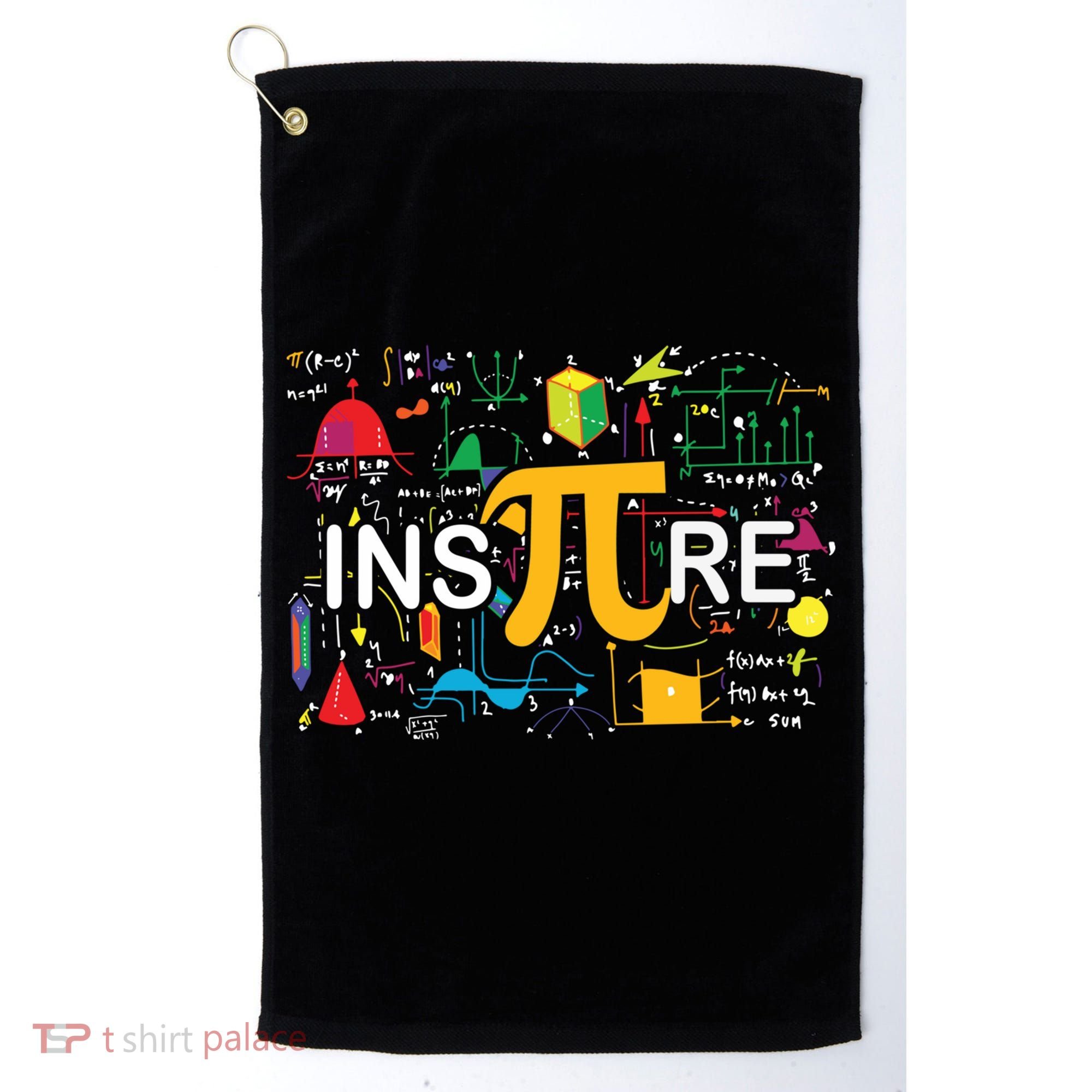 Inspire Pi Gift 3 14 Math Teacher Pi National Day Funny Gift Golf Towel