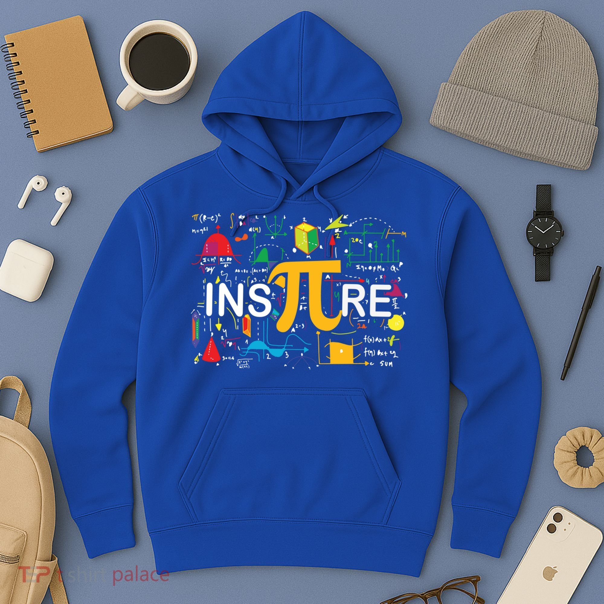 Inspire Pi Gift 3 14 Math Teacher Pi National Day Funny Gift Hoodie