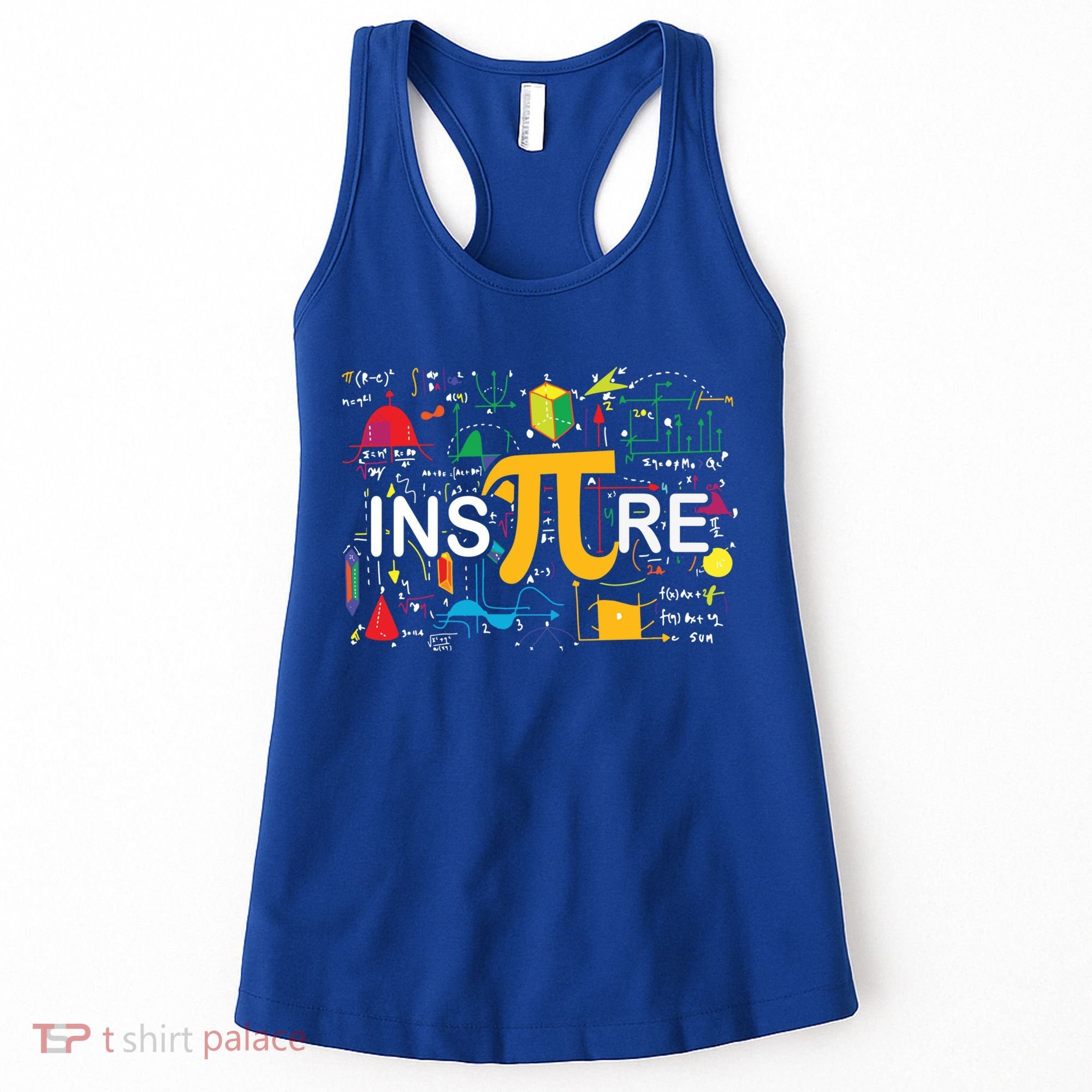 Inspire Pi Gift 3 14 Math Teacher Pi National Day Funny Gift Women's Tank Top