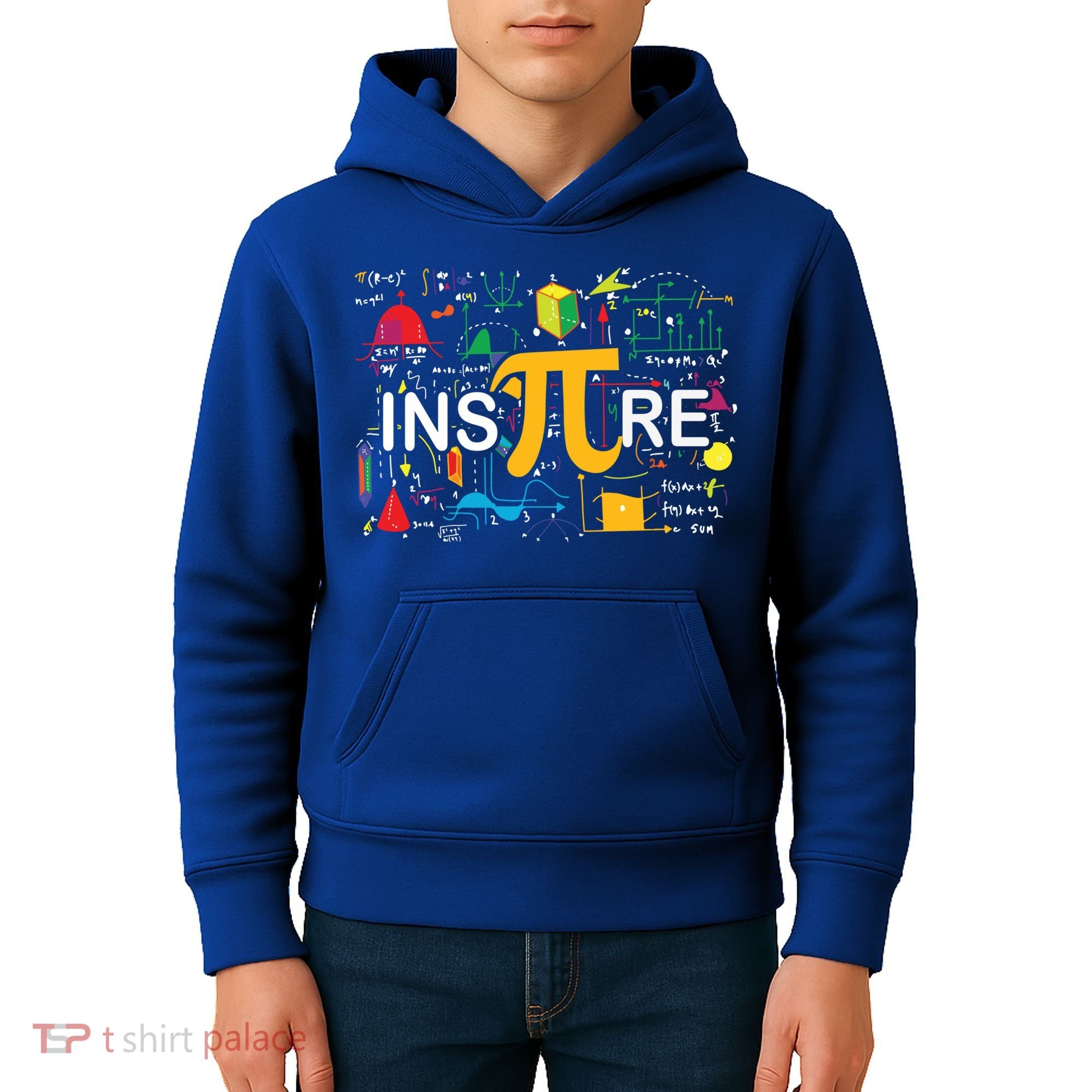 Inspire Pi Gift 3 14 Math Teacher Pi National Day Funny Gift Kids Hoodie