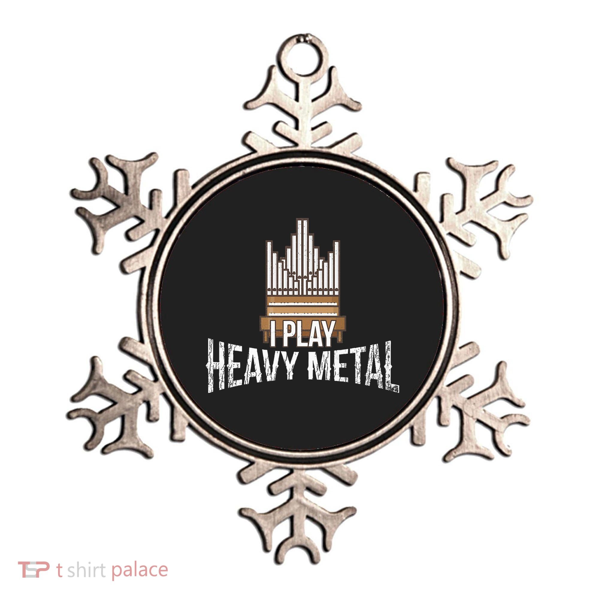 I Play Heavy Metal Church Organist Pipe Organ Player Ornament