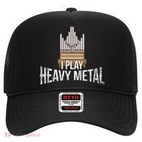 I Play Heavy Metal Church Organist Pipe Organ Player Hat thumb 0