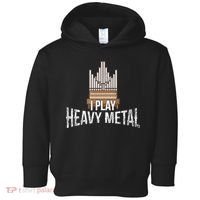 I Play Heavy Metal Church Organist Pipe Organ Player Toddler Hoodie thumb 0