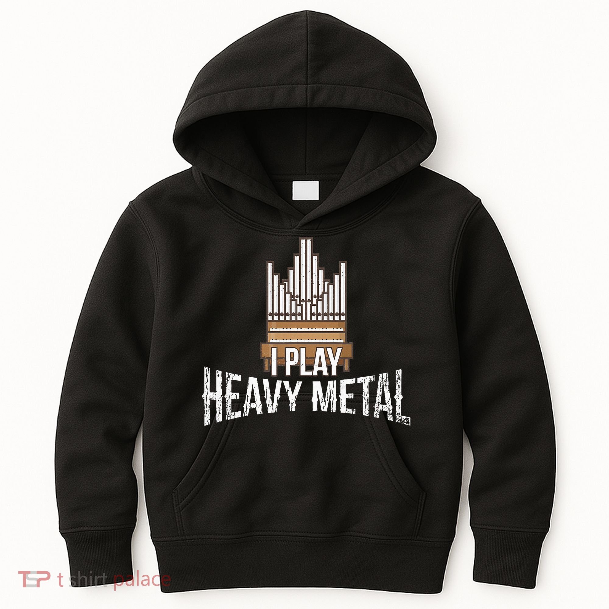 I Play Heavy Metal Church Organist Pipe Organ Player Kids Hoodie
