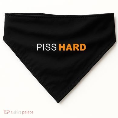 I Piss Hard Funny Meme Sarcasm USA-Made Doggie Bandana