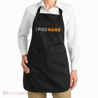 I Piss Hard Funny Meme Sarcasm Apron thumb 2