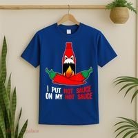 I Put Hot Sauce On My Sauce Funny Spicy Food Gift T-Shirt thumb 2