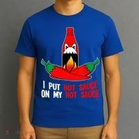 I Put Hot Sauce On My Sauce Funny Spicy Food Gift T-Shirt thumb 3