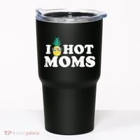 I Pineapple Hot Moms Upside Down I Heart Funny Swinger Tumbler thumb 0