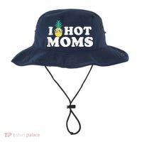 I Pineapple Hot Moms Upside Down I Heart Funny Swinger Bucket Hat thumb 0