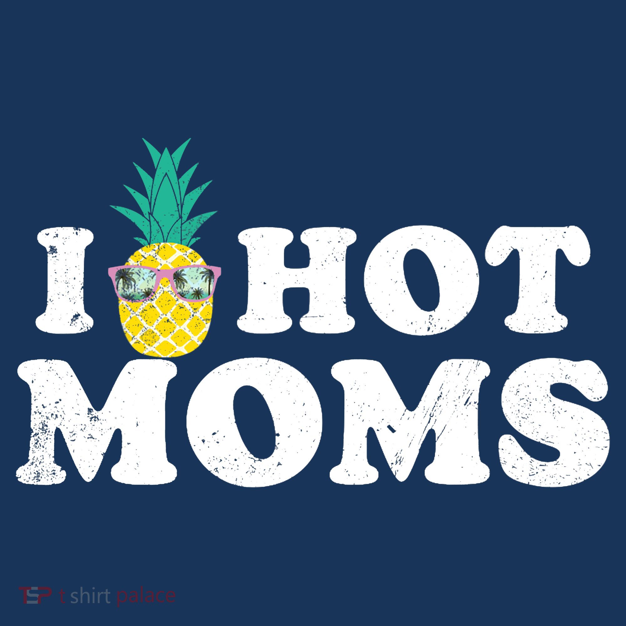 I Pineapple Hot Moms Upside Down I Heart Funny Swinger Women's Tank Top