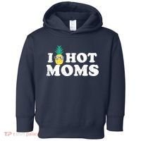 I Pineapple Hot Moms Upside Down I Heart Funny Swinger Toddler Hoodie thumb 0