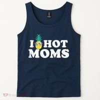 I Pineapple Hot Moms Upside Down I Heart Funny Swinger Tank Top thumb 2