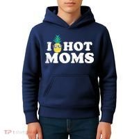 I Pineapple Hot Moms Upside Down I Heart Funny Swinger Kids Hoodie thumb 4
