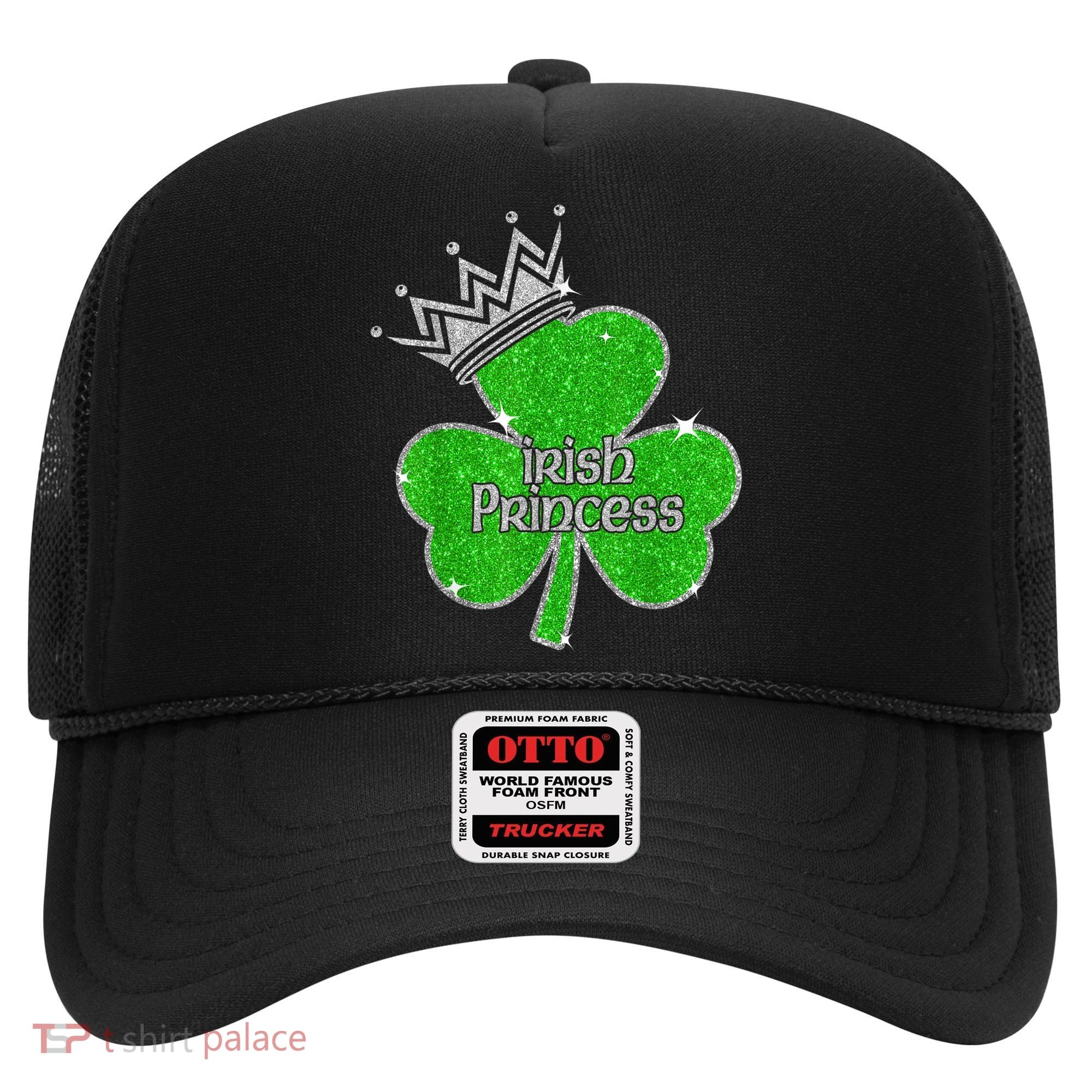 Irish Princess Happy St Patricks Day Shamrock Hat