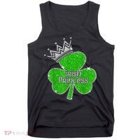Irish Princess Happy St Patricks Day Shamrock Tank Top thumb 0
