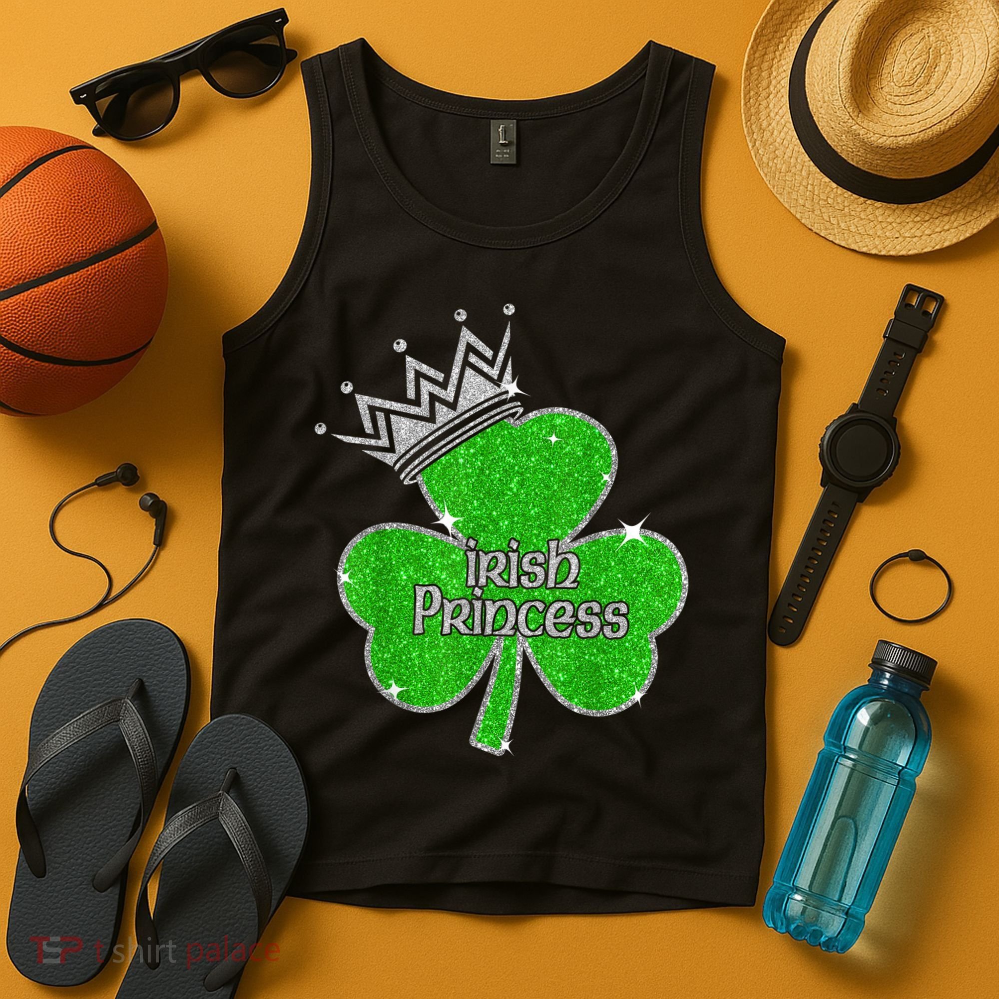 Irish Princess Happy St Patricks Day Shamrock Tank Top