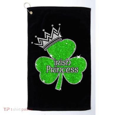 Irish Princess Happy St Patricks Day Shamrock Golf Towel