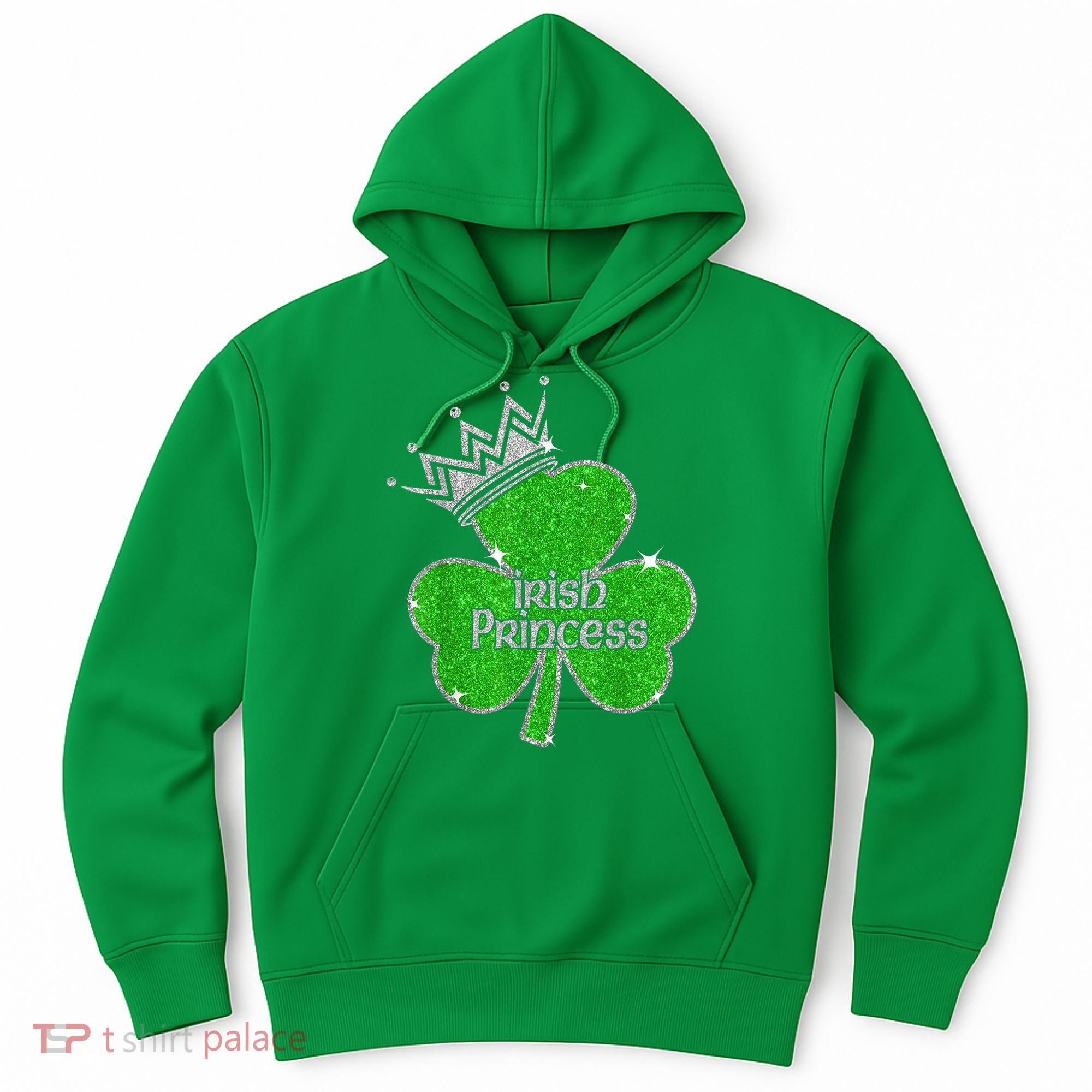 Irish Princess Happy St Patricks Day Shamrock Hoodie
