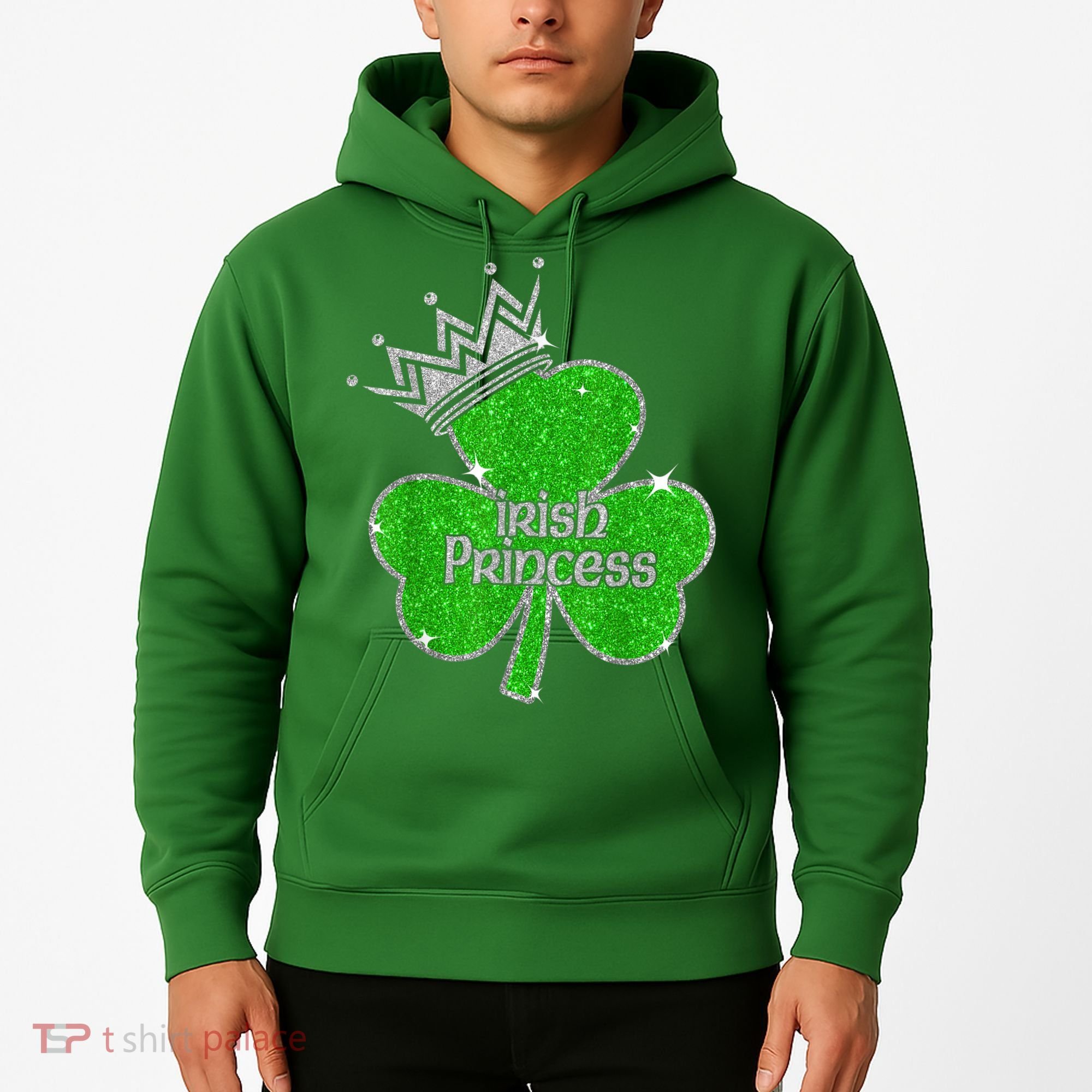 Irish Princess Happy St Patricks Day Shamrock Hoodie