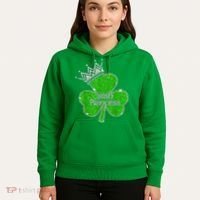 Irish Princess Happy St Patricks Day Shamrock Hoodie thumb 5