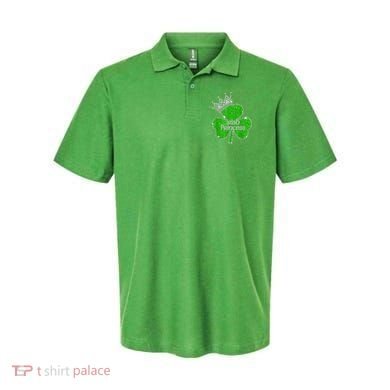 Irish Princess Happy St Patricks Day Shamrock Polo