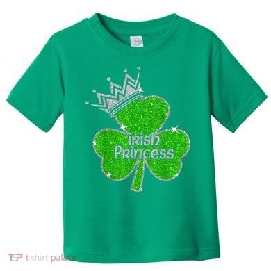 Irish Princess Happy St Patricks Day Shamrock Toddler T-Shirt