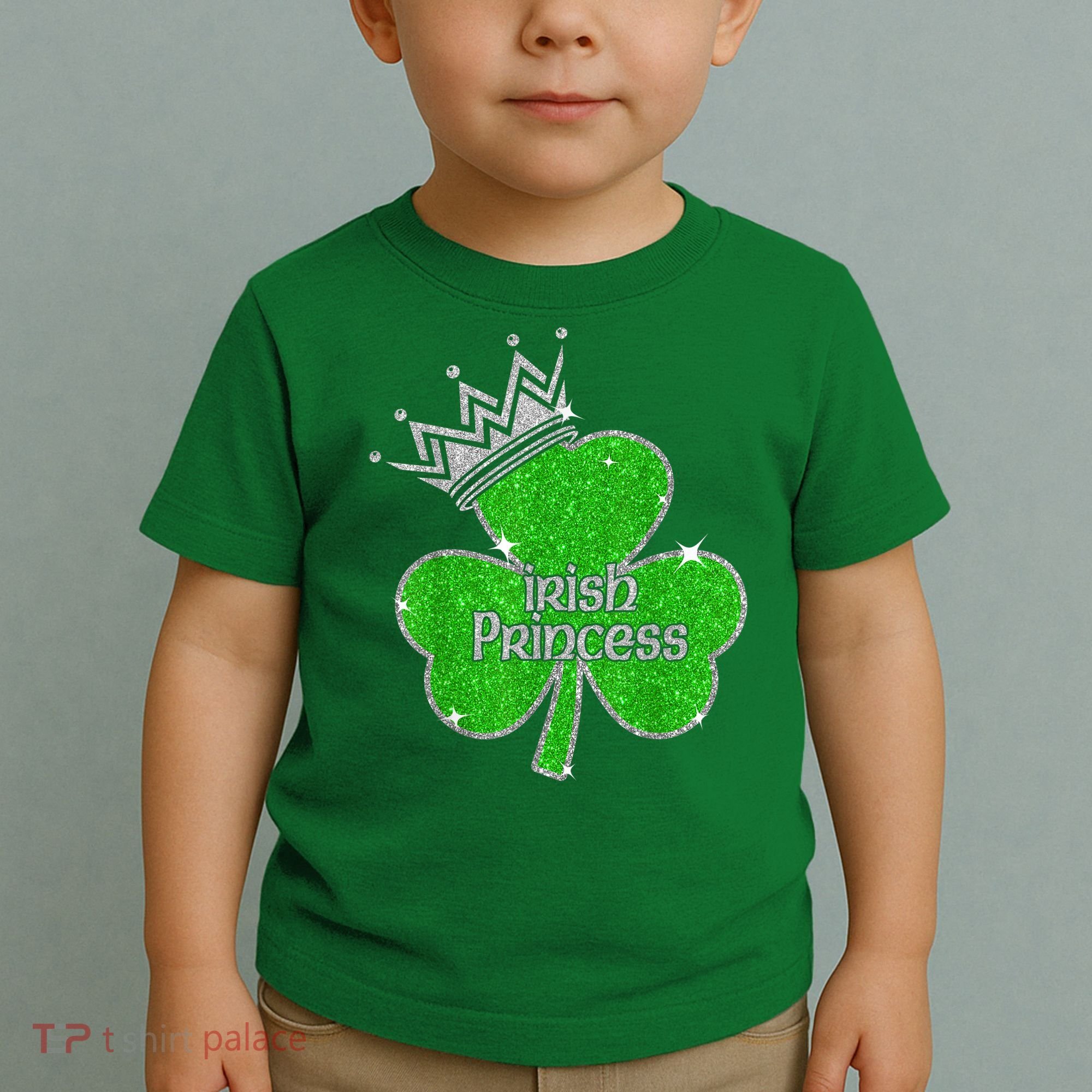 Irish Princess Happy St Patricks Day Shamrock Toddler T-Shirt