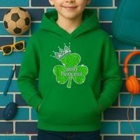 Irish Princess Happy St Patricks Day Shamrock Kids Hoodie thumb 2