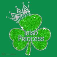Irish Princess Happy St Patricks Day Shamrock Kids T-Shirt thumb 4