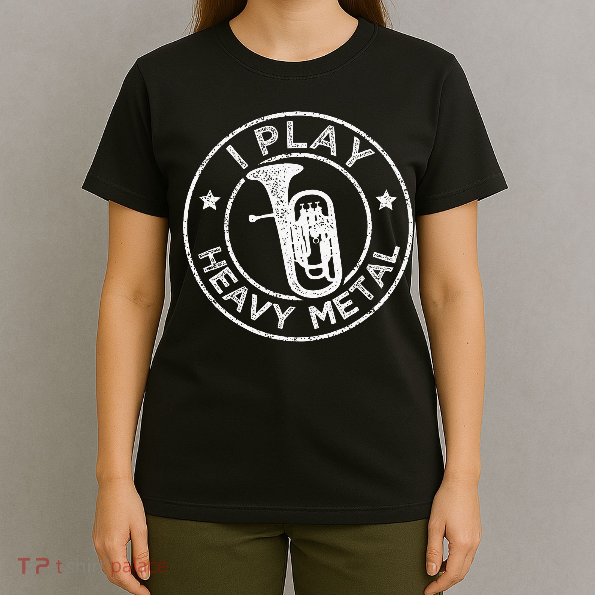 I Play Heavy Metal Funny Euphonium T-Shirt