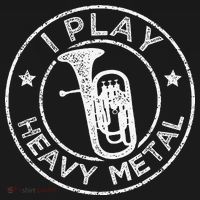 I Play Heavy Metal Funny Euphonium Polo thumb 3