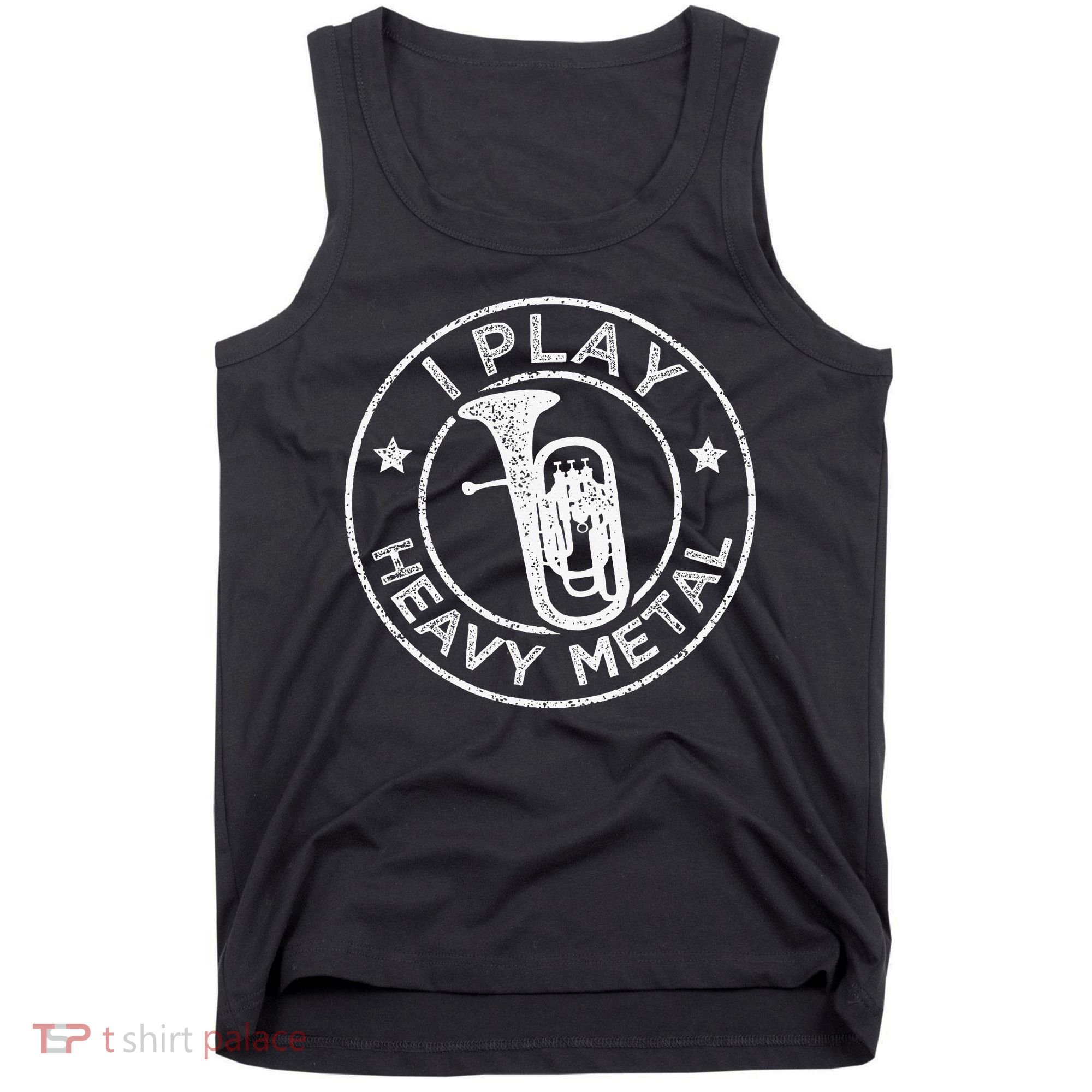 I Play Heavy Metal Funny Euphonium Tank Top