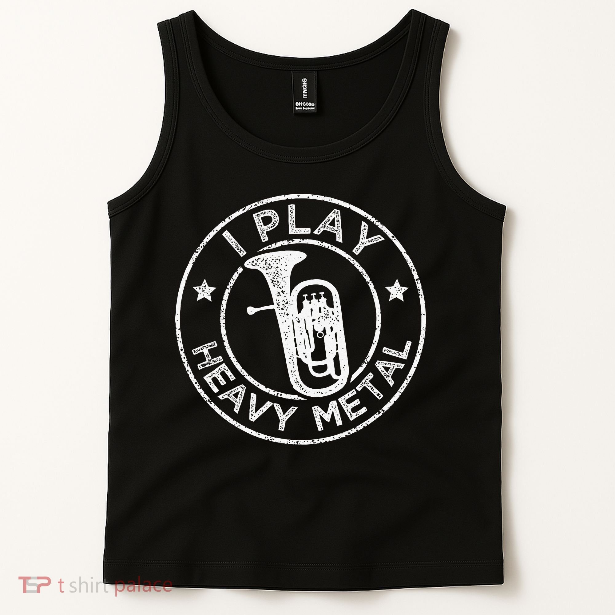 I Play Heavy Metal Funny Euphonium Tank Top